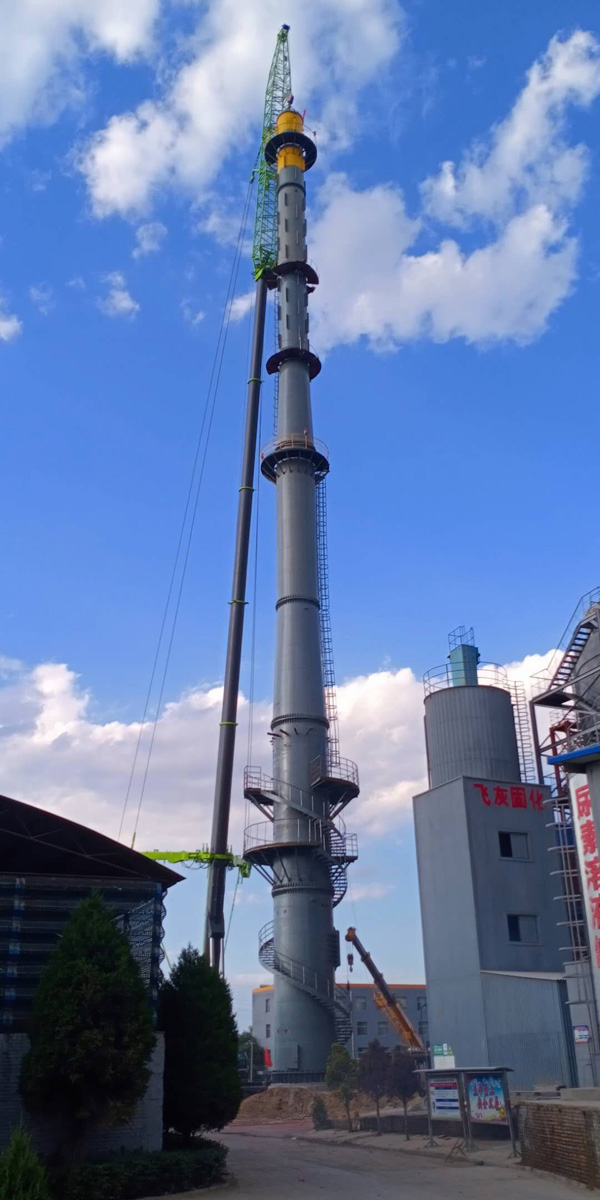 山西忻州垃圾焚燒發(fā)電項目（口徑DN2000mm，高度100m）
