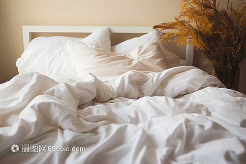 舒適與堅固的交響 白色床品與五金交電的現(xiàn)代家居哲學